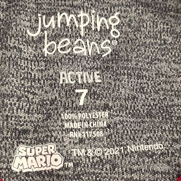 Jumping Beans Super Mario Tee  Size 7 - Picture 3 of 4